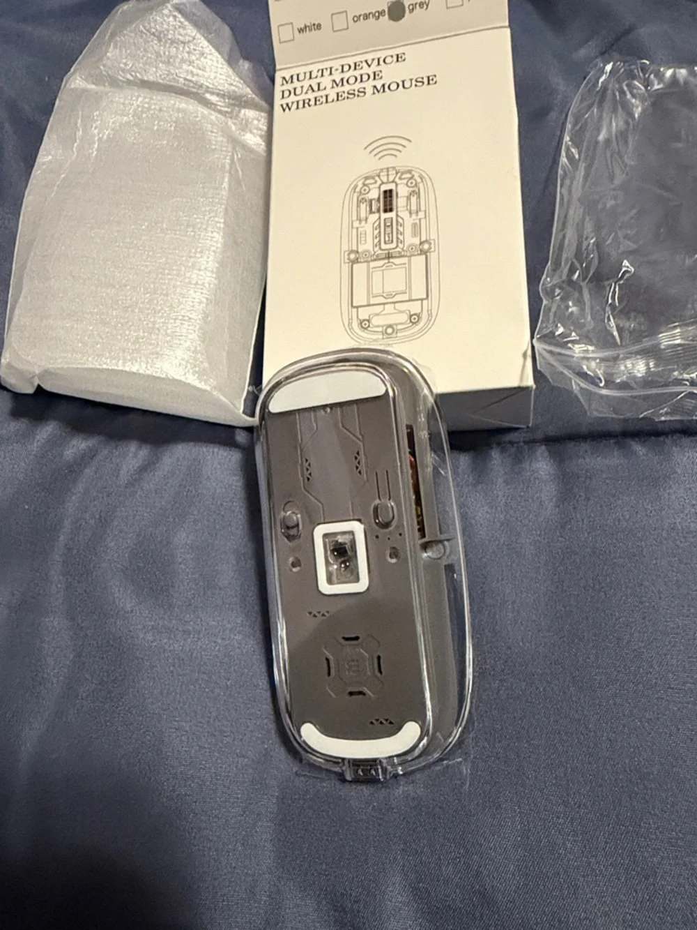 Wireless Multi-Device Dual-Mode Mouse - White